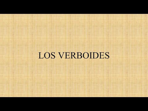 LOS VERBOIDES