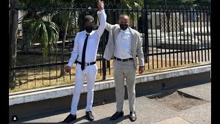 Rytikal and His Attorney Celebrate Not Guilty Verdict