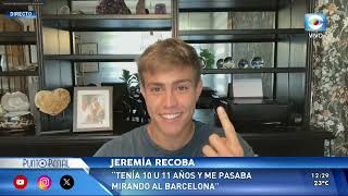 JEREMIA RECOBA. ESTE DOMINGO HABLAMOS CON EL FUTBOLISTA DE NACIONAL.