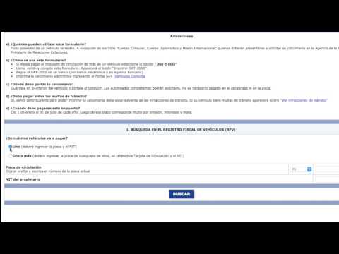 Video: Cómo Pagar El Impuesto Al Automóvil En