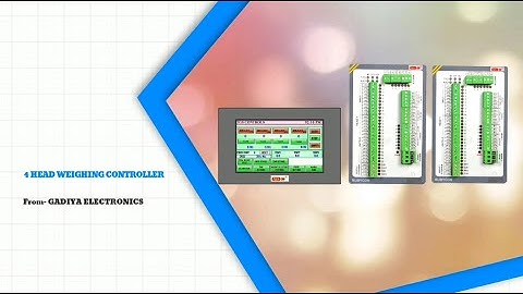 4 HEAD WEIGHING SYSTEM | HMI (7 INCH) BASED | TGS CONTROLS