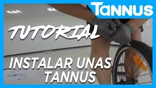 Instalacion de unas Tannus 700 x 23c