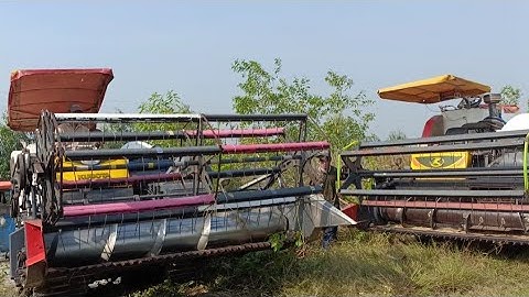3 máy cắt lúa binh tóc độ đua nhao cắt lúa tốc độ nhanh tập 47#maibangtv