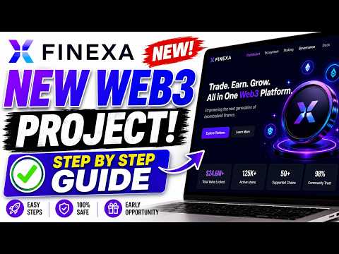 Proyek Web3 BARU FINEXA 🚀 Panduan Langkah Demi Langkah | Tutorial Lengkap untuk Pemula (Peluang A...