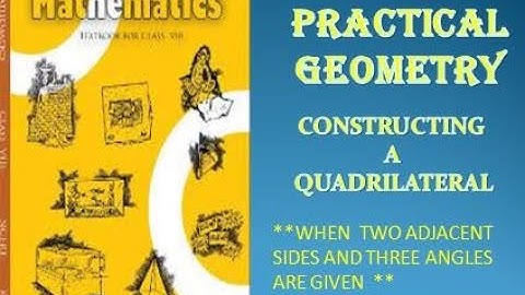 Class 8 :Chapter 4:Practical Geometry :Exercise 4.3:Two adjacent sides and three angles given:part 2