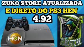 How to install the updated Zuko Store directly from PS3 HEN 4.92