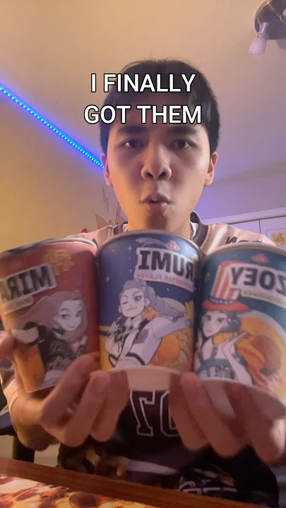 I GOT THE KPOP DEMON HUNTERS RAMEN #kpopdemonhunters #netflix