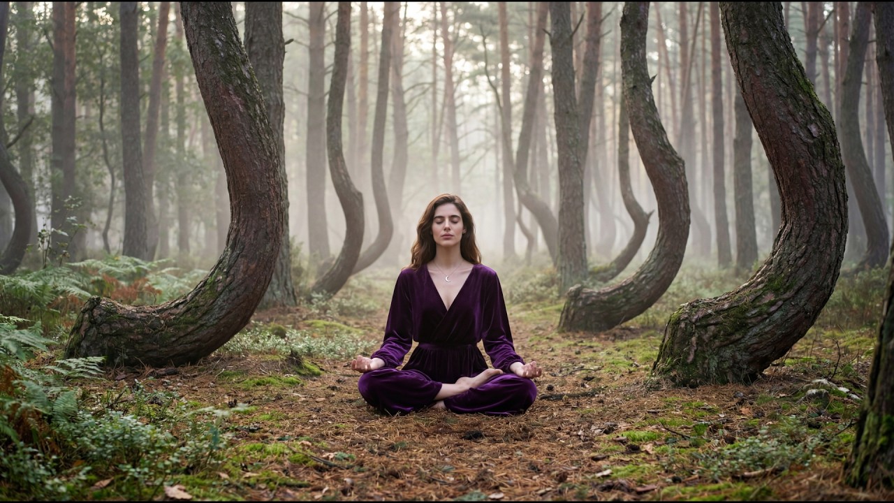 🌲 The Bent Pines | Deep Handpan Solo in the Crooked Forest (1-Hour Deep Meditation)