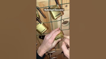 Notched Decoder Covert Instruments, Faster than Dialing? #lockpicking #locksport #covertinstruments