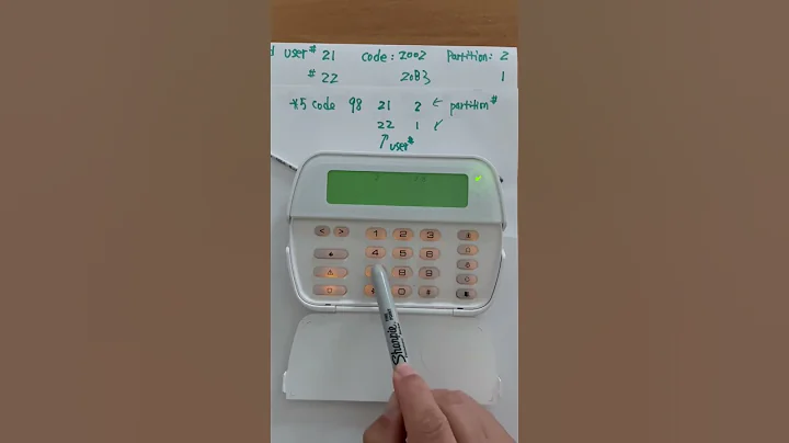 DSC PC1832 user code partition assignment