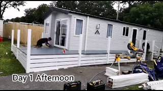Riviera Decking Installation Timelapse DekBoard Holiday Home