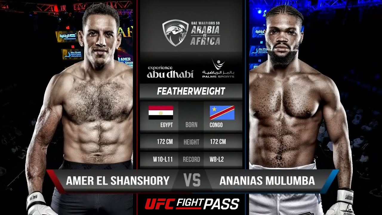 UAE Warriors 59: Ananias Mulumba vs Amer El Shanshory | June 12th, 2025