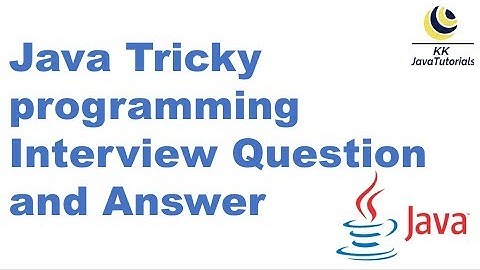 Java Tricky programming Interview Question and Answer[Most Important]
