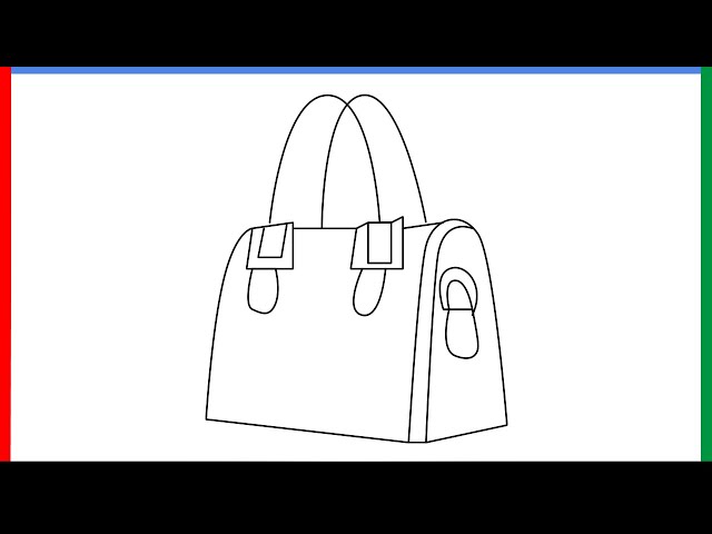 How To Draw A Coach Handbag, Step by Step, Drawing Guide, by Dawn - DragoArt