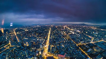 Taipei 101 - Sunset timelapse