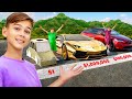 1ドルの車 VS 100億円のスーパーカーでレース!