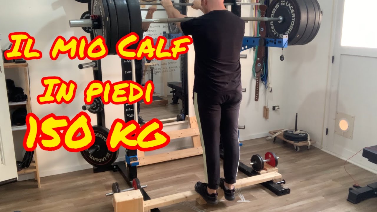 233-Calf in piedi (la mia invenzione home Gym) - YouTube