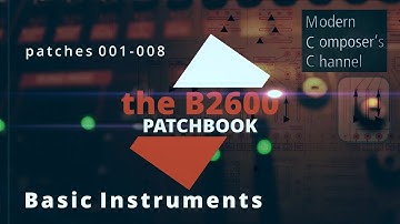 ARP Patchbook 01-08 with the Behringer 2600