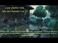 Joji Playlist With Rain And Thunder Vol II 