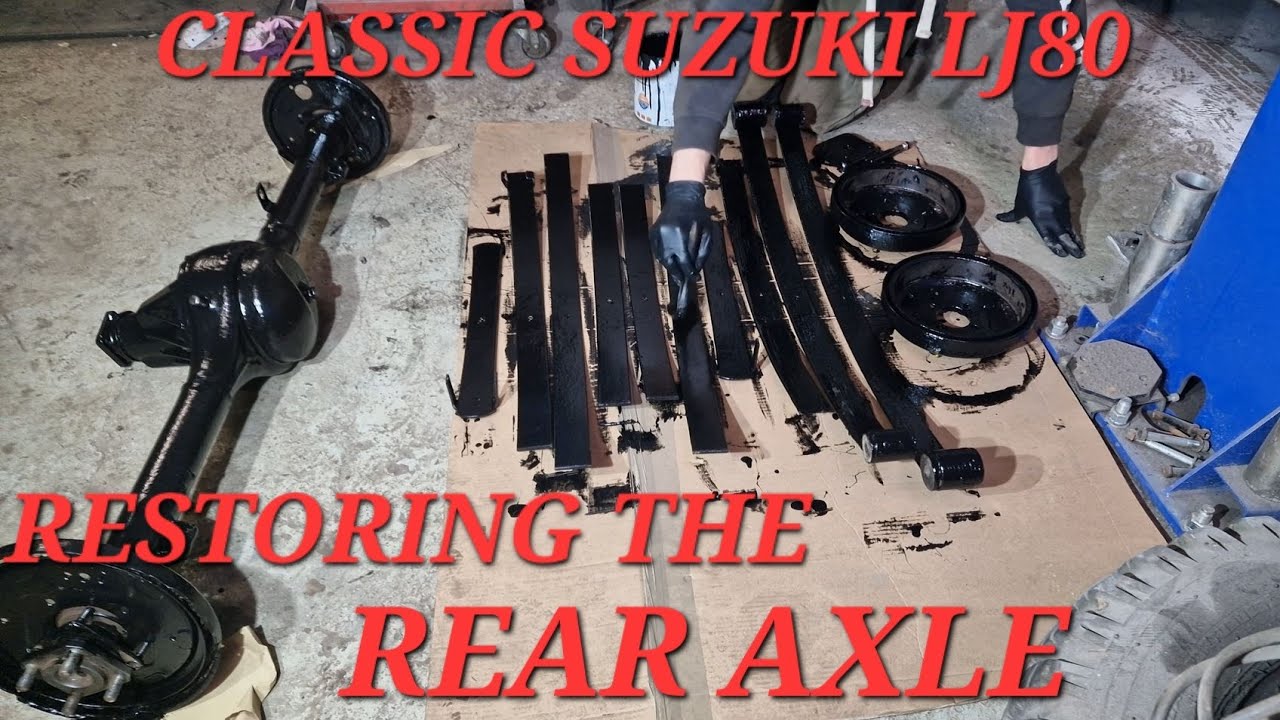 Refabricating & Painting The Classic Car Rear Axle Suzuki LJ80