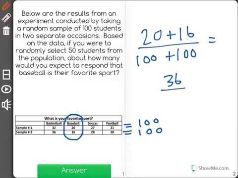 [7.SP.2-1.0] Using Random Samples - Common Core Standard