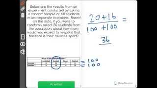 [7.SP.2-1.0] Using Random Samples - Common Core Standard