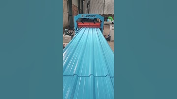 Profile sheet (Roofing sheet) manufacturing Plant and process. #machine