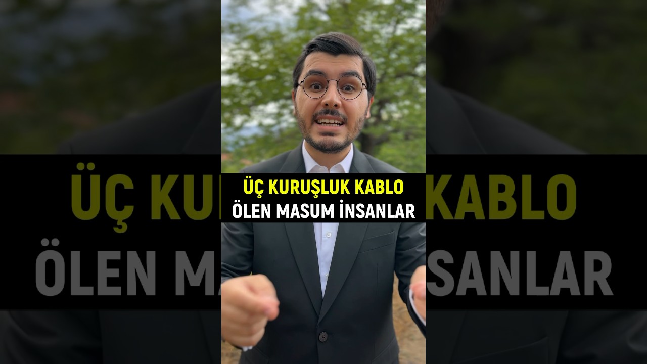 İzmir’de Ölen İnsanlar! Üç Kuruşluk Kablo