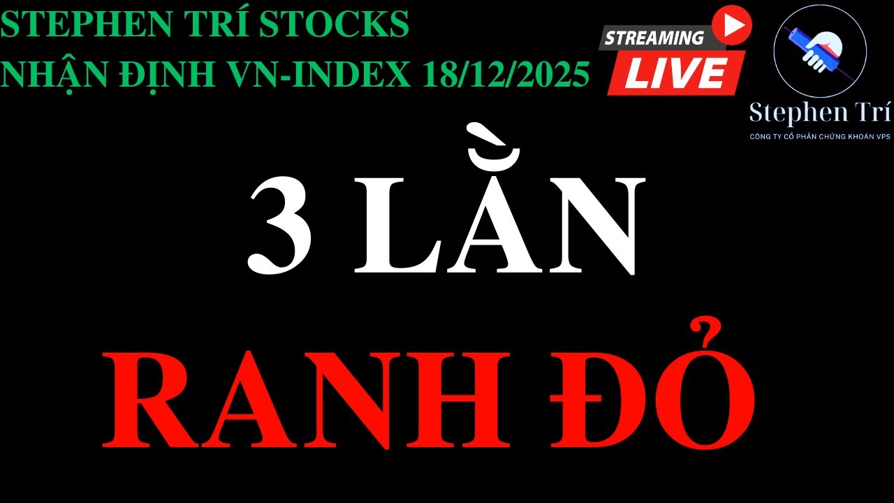 🔴VN-INDEX 18/12/2025: 3 lằn ranh đỏ - Trung Quốc kiềm chế bất động sản như thế nào?