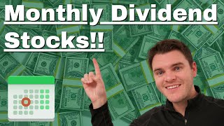 Best MONTHLY Dividend Stocks (For 2021)