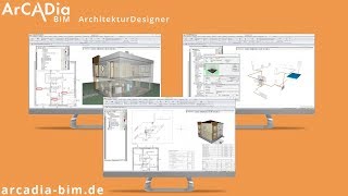 3D BIM Software: ArCADia BIM - 2D & 3D CAD Programm für Building Information Modeling