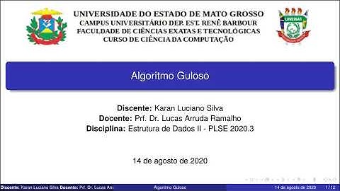 Algoritmo Guloso - Problema do Troco Mínimo