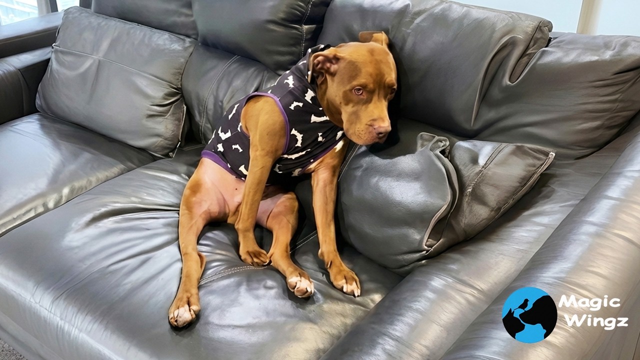 This Broken Pitbull Was Afraid to Trust — Watch His Incredible Comeback | Magic WingZ