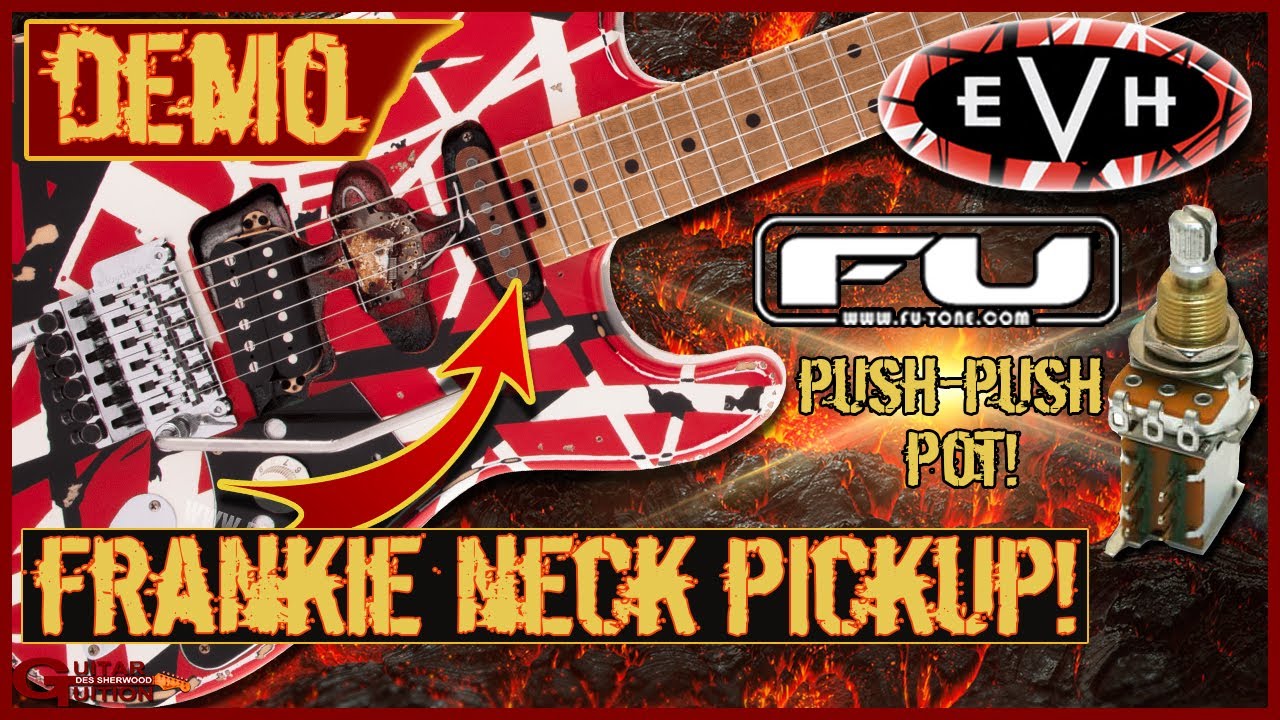 EVH Frankie neck pickup installed and modifications