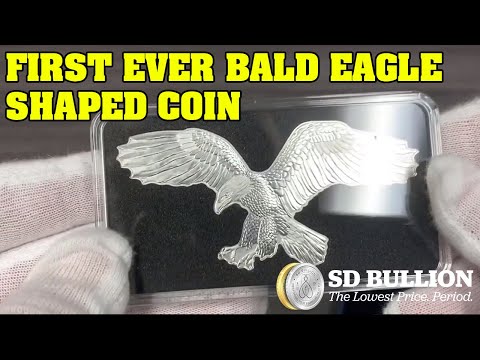 FIRST EVER Eagle-Shaped Silver Coin - Only 2,500 Minted!