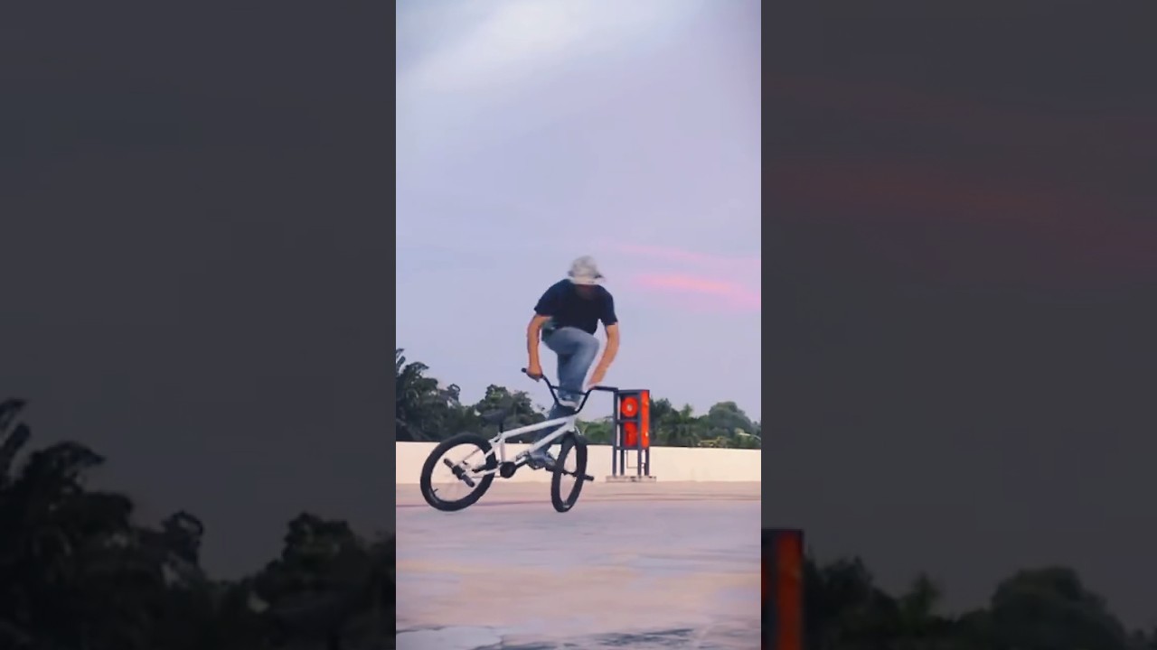 Cara cara pelik main basikal 😂 #bmxflatland #bmxplus