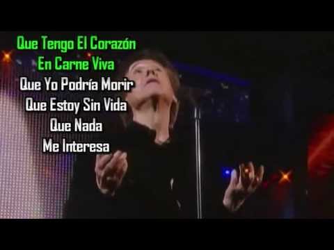 En carne viva Raphael karaoke 2