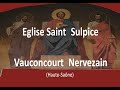 Ref:M8TXKJP_7L0 Eglise saint-sulpice de vanconcourt-nervezain (haute-sa�ne)