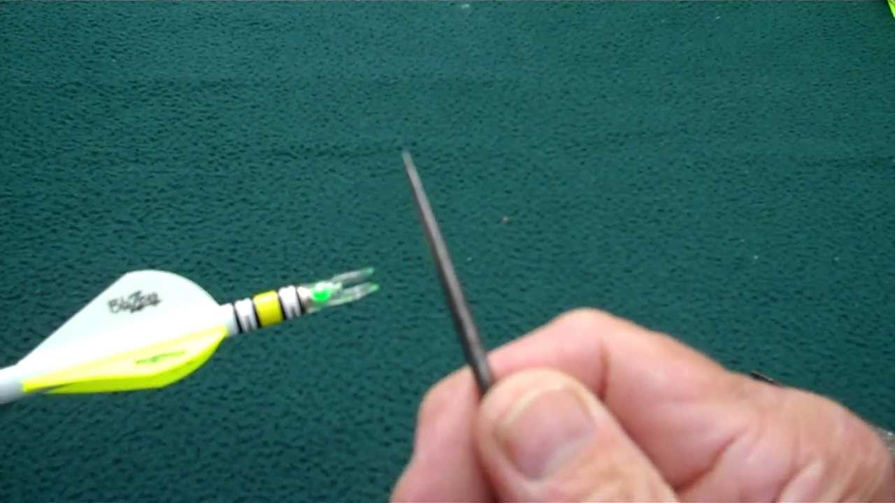 Nockturnal Lighted Nocks in GrizzlyStik Carbon Arrows Demo http://www