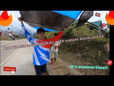 i make a big kite and get broken hearted after | layangan | how to make GORYON