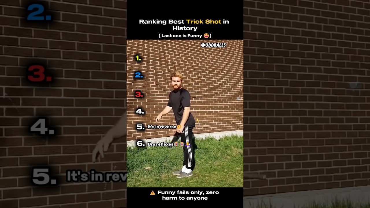 Ranking Best Trick Shot in History