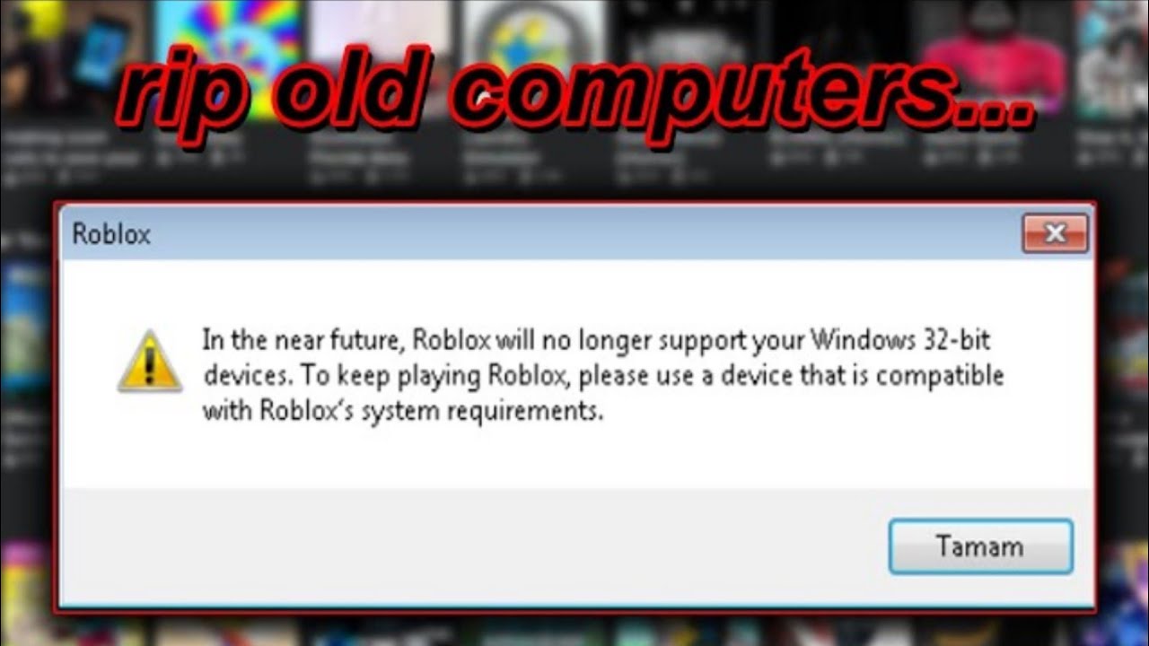 Fix Roblox No Longer Supports Windows 32-bit Devices