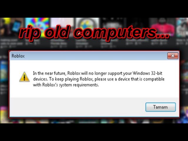 How To Fix “Roblox No Longer Supports 32 Bit Devices” Error on Windows 