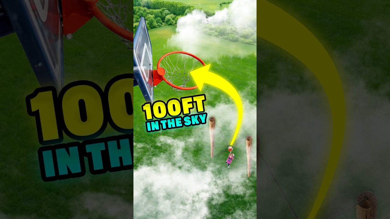 WORLD'S HIGHEST FREE THROW ๐โ๏ธ