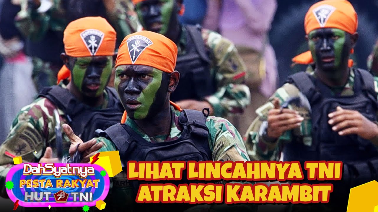 BIKIN MELEK! Lihat Atraksi Karambit Prajurit Kopasgat TNI AU | DAHSYATNYA HUT TNI 78