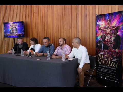Rueda de prensa, sobre el concierto de la OSSLA "Reza Sinaloa" el 24 de Marzo de 2026