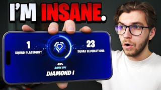 I Played RANKED Fortnite Mobile for the First Time in 5 Years...