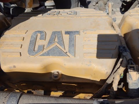 Caterpillar c-12 , загнуло клапана , ремонт