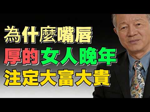 別再嫌棄嘴巴大了！曾仕強：女人長著這張嘴，是天生的“超級吸金石”！#易經 #曾仕強 #面相風水 #容貌焦慮 #嘴大吃四方 #旺夫相 #改命轉運 #中年女性 #吸引力法則 #國學智慧