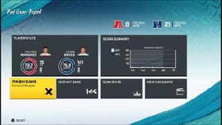 Madden NFL 20 pro bowl  AFC vs NFC